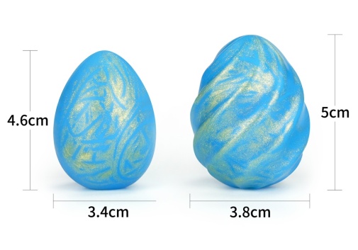 Lovetoy - Ocean's Toner Pelvic Egg Set - Blue photo