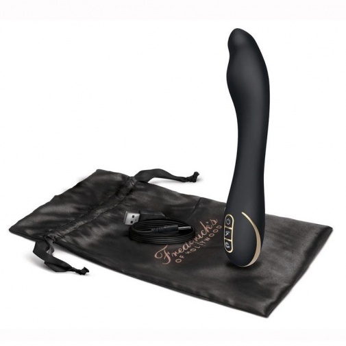 FOH - Rechargeable Come Hither G-Spot Vibrator - Black photo