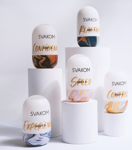 SVAKOM - Hedy X Control 自慰器 - 半透明   照片