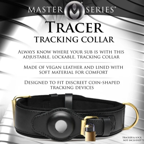 Master Series - 定位追蹤項圈 - 黑色 照片