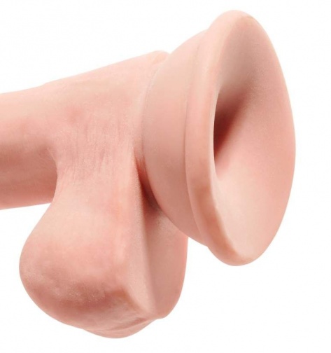 King Cock - Triple Density w Balls 6.5" - Flesh photo