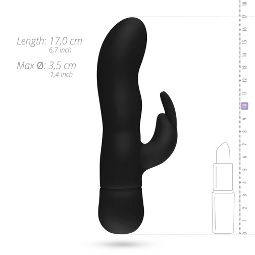 Easytoys - 瘋狂兔子震棒 - 黑色 照片