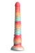NS Novelties - 9" Colours Stacked Dildo - Red/Gold photo