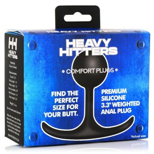 Heavy Hitters - Weighted Round Plug S - Black photo