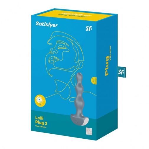 Satisfyer - Lolli Plug 2 Vibrator - Ice Blue photo