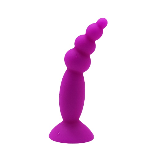 FAAK - Silicone Mini Anal Beads - Purple photo
