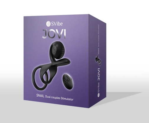 SVibe - Snail Jovi Couples Ring - Black photo