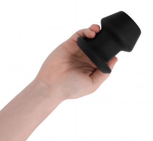 Addicted Toys - Extreme Hollow Anal Plug M - Black photo