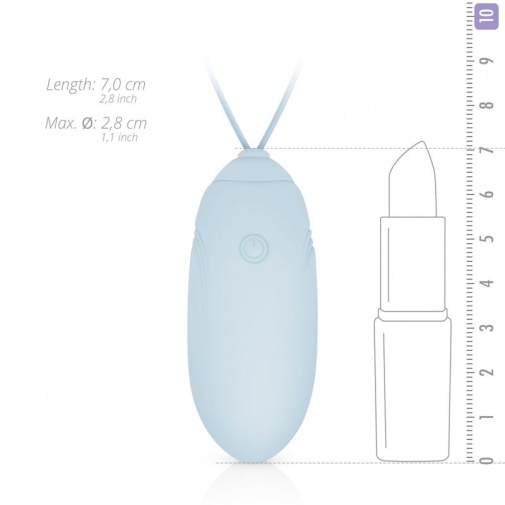 Luv Egg - Vibro Egg w Remote Control - Blue photo