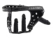 Strict - Double Penetration Strap-On Harness - Black photo-3
