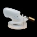 MT - Silicone Short Chastity Cage - White photo