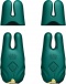 Zalo - Nave 可APP遙距控制乳頭震動器 - 藍綠色 照片-3
