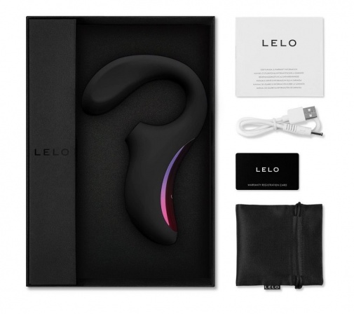 Lelo - Enigma Cruise 陰蒂吸啜及G點雙重刺激聲波按摩器 - 黑色 照片