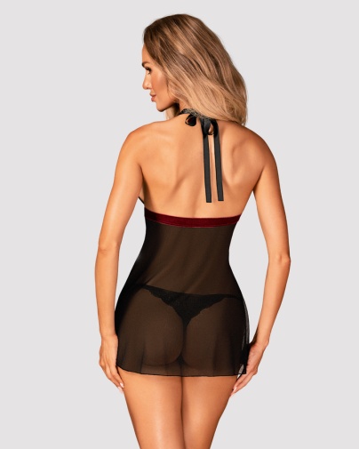 Obsessive - Rossita Babydoll - Black - L/XL photo
