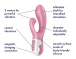 Satisfyer - Air Pump 兔子震动棒 - 粉红色 照片-4