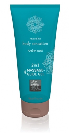 Shiatsu - Massage & Glide Gel 2in1 Amber - 200ml photo