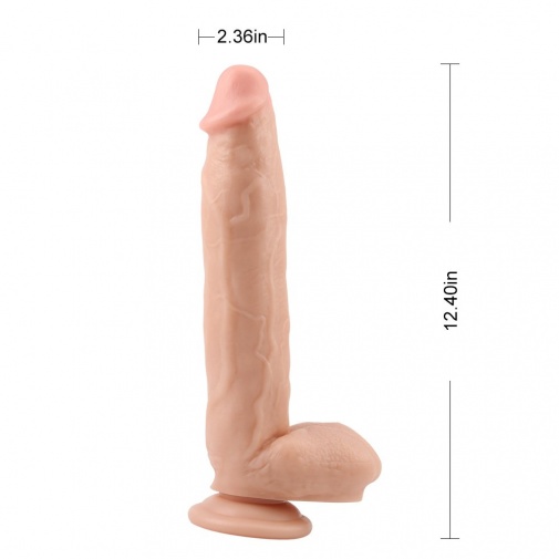 Chisa - Ali Scott 12.4" 仿真陽具 - 肉色 照片