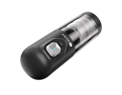 SVibe - Ikon Spark 轉動抽插電動自慰器 - 黑色 照片