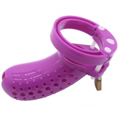 FAAK - Plastic Chastity Cage 23 - Purple photo
