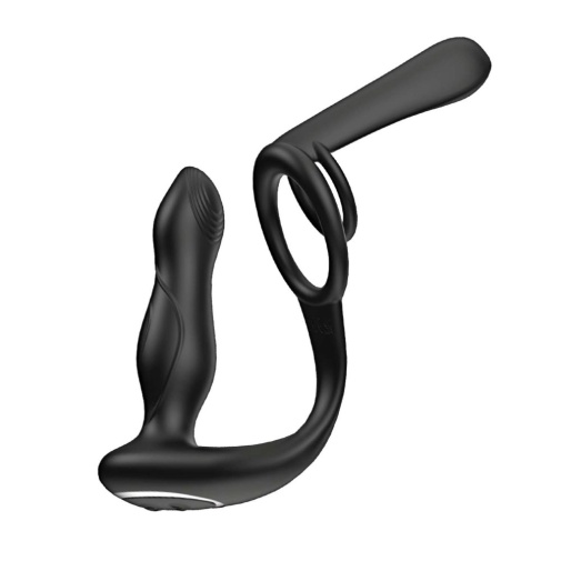 Nasstoys - Encancer Prostate Massager w Cock Ring - Black photo
