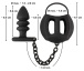 Black Velvets - Ball Cage w Butt Plug photo-8