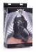 Master Series - Muzzled Universal BDSM Hood with Removable Muzzle - Black photo-6