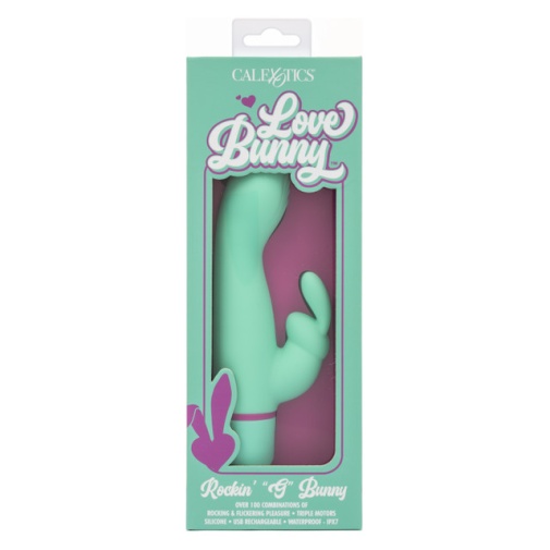 CEN - Love Bunny Rockin G-Spot Vibrator - Green photo
