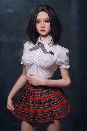 Binna 亞洲仿真實體娃娃，纖細身材，超軟矽膠 165 cm（5'4 英尺） 照片