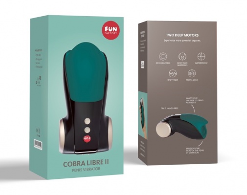 Fun Factory - Cobra Libre II 陰莖按摩器 - 深海藍色 照片