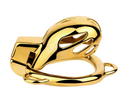 FAAK - Chastity Cage 184 - Gold photo