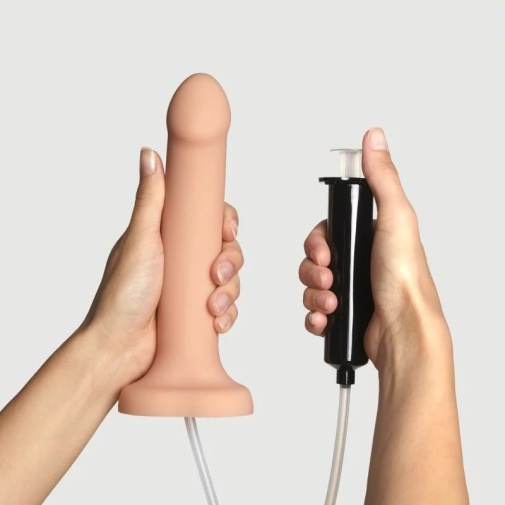 Strap-On-Me - 噴水仿真陽具 大碼 - 雲呢拿色 照片