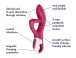 Satisfyer - Embrace Me 兔子震動棒 - 莓紅色 照片-5
