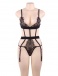 Ohyeah - Love Affair Teddy - Black - XL photo-6