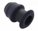 MT - External Hollow Anal Plug L - Black photo-3
