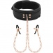 Coquette - Chic Desire Collar w Nipples Clamps - Black photo
