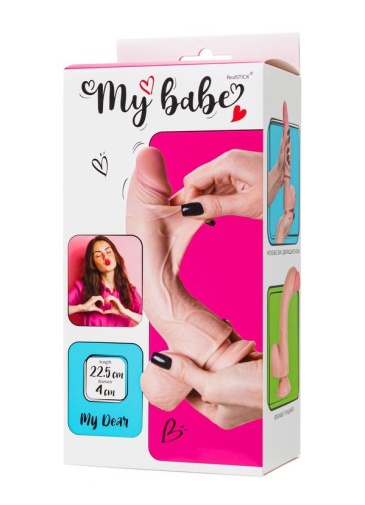My Babe - My Dear Sliding Skin Dildo - Flesh photo