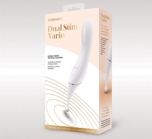 Bodywand - Dual Stim Vario 双头震动器 - 白色 照片