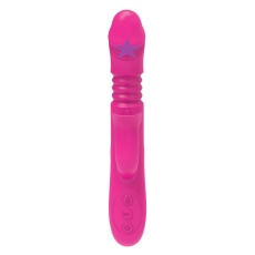 Nasstoys - 熱情加熱抽插式兔仔震棒 - 粉紅色 照片