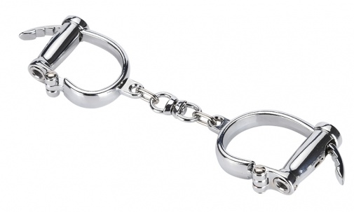 MT - Old Style Darby Handcuffs - Silver photo