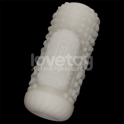 Lovetoy - Knights Ring Vibro 2in1 Sleeve - Drip photo