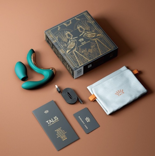 Zalo - Talis 可加熱G點吸吮/拍打震動器 - 松綠色 照片