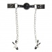 Fetish Fantasy - Ball Gag & Nipple Clamps - Black photo