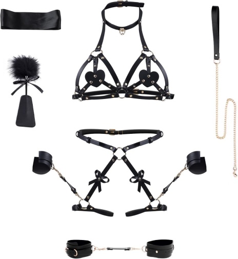 Yeahwow - Forced Nadu Restaint Set - Black photo