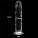 Lovetoy - Flawless 假陽具 7.0" - 透明 照片-10