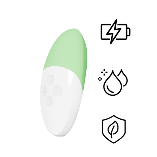 Lelo - Siri 3 Sound Activated Vibrator - Pistachio Cream photo