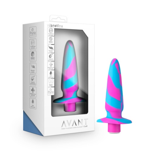 Avant - Vibrotize Anal Plug - Fuchsia photo