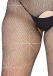 Leg Avenue - 閃閃魚網絲襪 - 黑色 - 1X-2X 照片-5