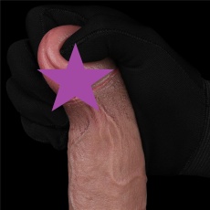 Lovetoy - 10.5" 超柔軟仿真震動假陽具 - 啡色 照片