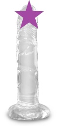 King Cock - 6" 仿真假陽具 - 透明 照片