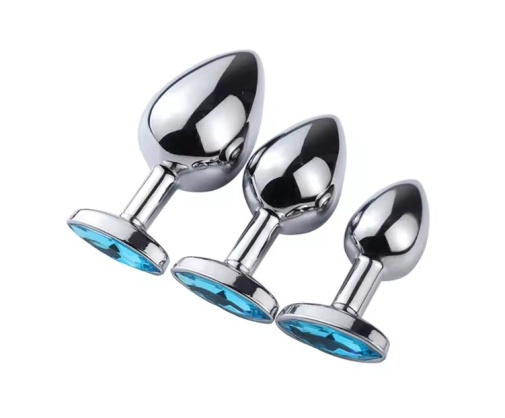 MT - Eye Butt Plug S - Blue photo